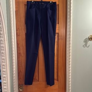 Elie Tahari Midnight Blue Straight Leg Pants